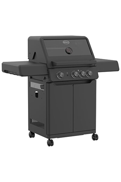 rösle Allflame Peer 3 Gazlı Barbekü İstasyonu Siyah 25055