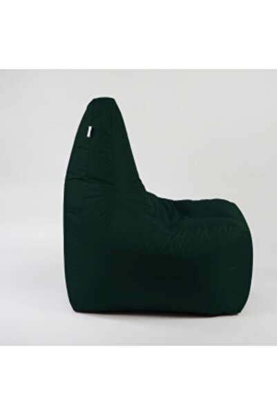 Pufrelax Fotoliu puf, Sunlounger EVO XL, umplutura de burete Memory Mix, material impermeabil, Verde inchis