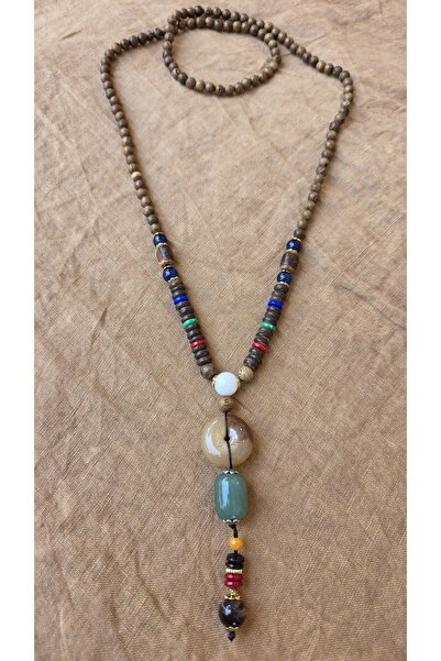 trendbysena Handmade Nepal Buddhist Mala Necklace