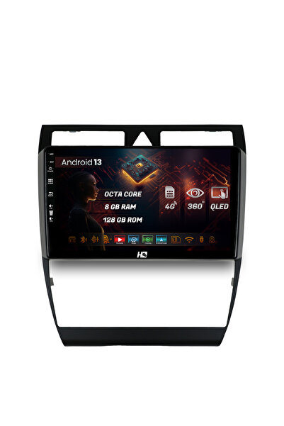 HUB64 Navigatie Audi A6 (1999-2004), Android 13, Octacore, Slot Sim 4G