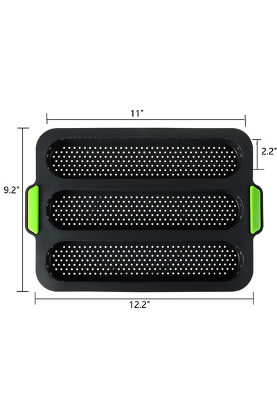 PASTRY PLANET Professional Silicone Baton Bread Mold