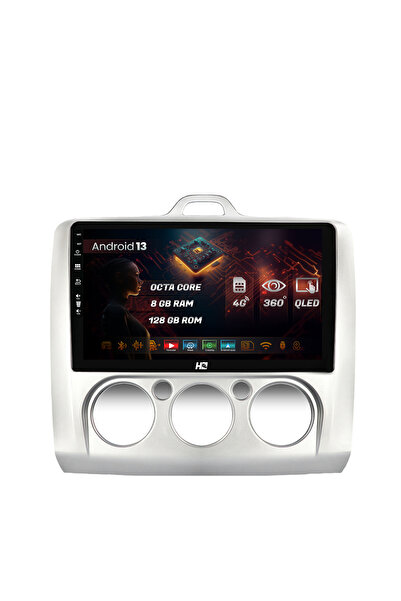 HUB64 Navigatie Ford Focus MK2 (2004-2011), Clima manuala, Android 13, Octaco...