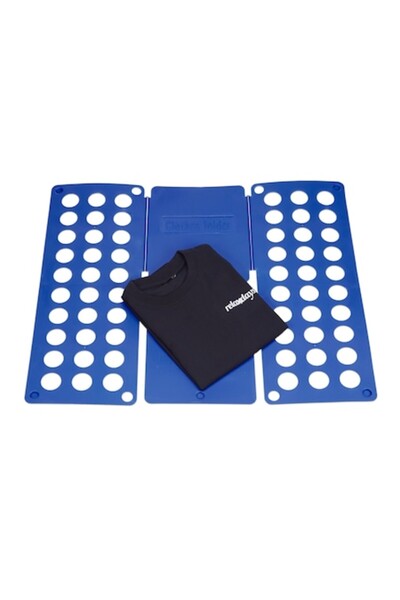 dalimag Masă pliabilă pentru haine, albastru închis, Relaxdays