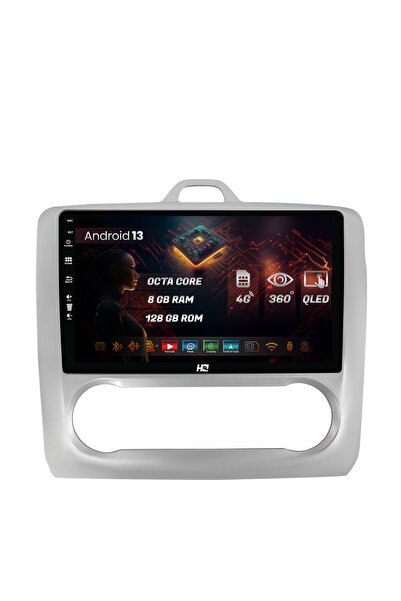 HUB64 Navigatie Ford Focus MK2 (2004-2011), Clima automata, Android 13, Octac...