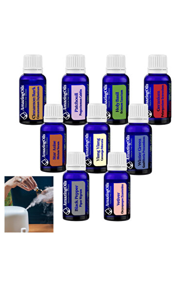 AmazingOils- TOUCH THE SENSES SET 9 uleiuri esentiale 100% PUR +difuzor mic-1...