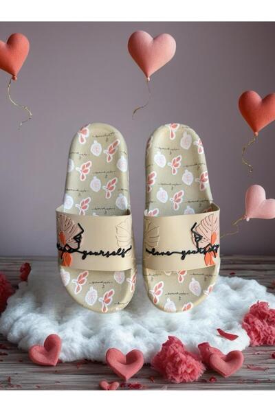 GEZER Flower Pool Slippers - Beach Flower Patterned Slippers
