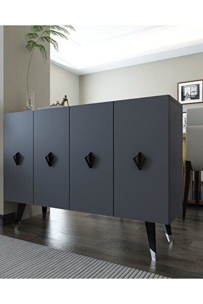 DEMONTE DECOR 8166KM-32DD KONSOL,KAHVE KÖŞESİ,AYAKKABILIK,OFİS EVRAK DOLABI,M...