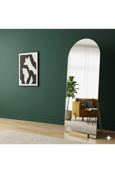 Generic The Zenith Arch: Frameless Full-Length Mirror