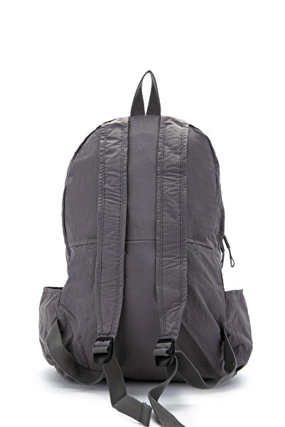 minebag Klinkır Fabric Waterproof Jadon Unisex Backpack Gray