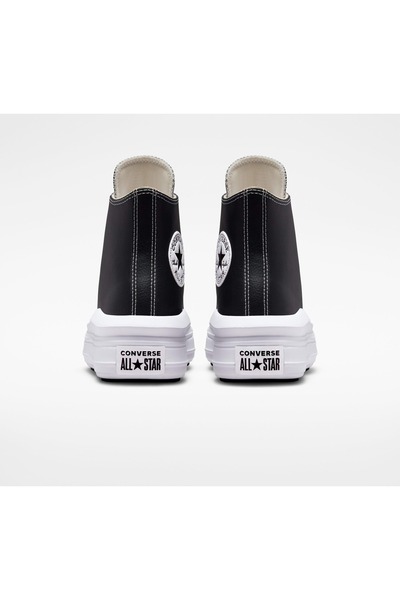 Converse Sneakers Chuck Taylor All Star Move Platform Leather, Black, Unisex