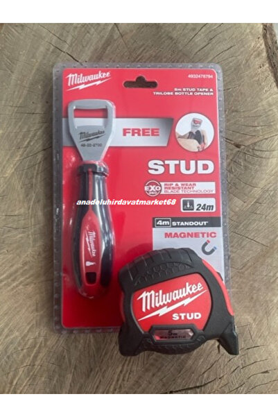 Milwaukee 5METRE ÇELİK ŞERİT METRE MIKNATISLI 5*28MM KOLA AÇACAK 18CM