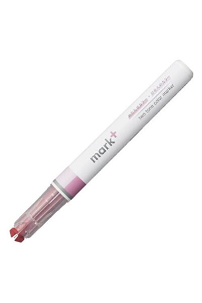 KOKUYO Fosforlu Kalem 2 Tone Mark Plus Pembe