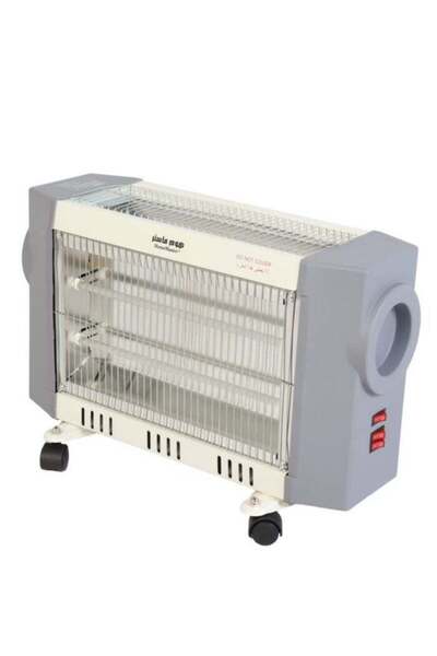 HOME MASTER مدفأة كهربائية بعجلات مع أدوات تحكم في درجة الحرارة وحماية من الح...