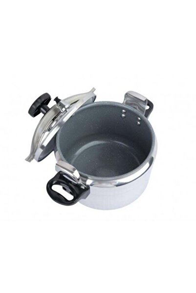 HOMEVEO Pressure Cooker Made of Aluminum Coated With A Layer of Black Granite...