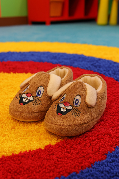 Moda Frato Stepino Tavşan Çocuk Panduf Ev Okul Kreş Ayakkabısı