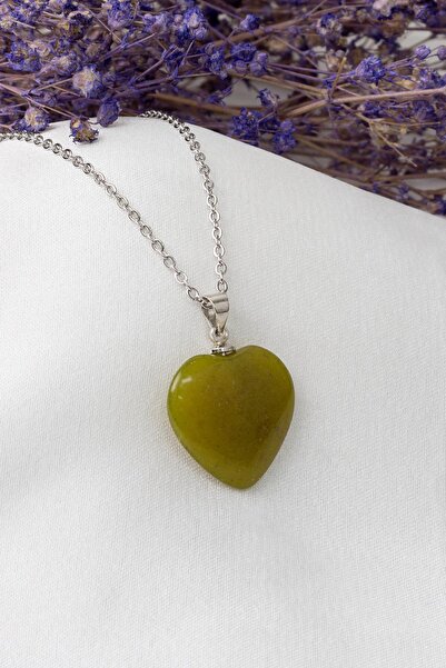 Dünya Doğal Taş Jade Necklace