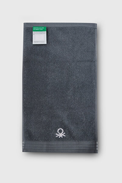 Benetton Home Рушник для ванної кімнати, рушник для обличчя, рушник для тіла, темно-сірий, 100% бавовна, набір з 3 штук, 70x140 см, 50x90 см, 30x50 см
