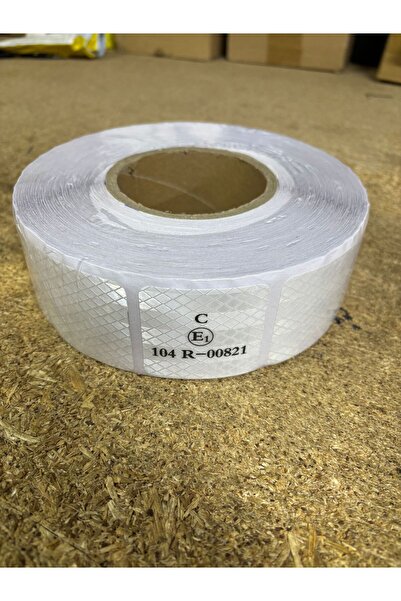 Cazyy Tüvtürk Onaylı Reflektörlü Araç Oto Tır Reflektif Fosforlu Şerit Bant K...