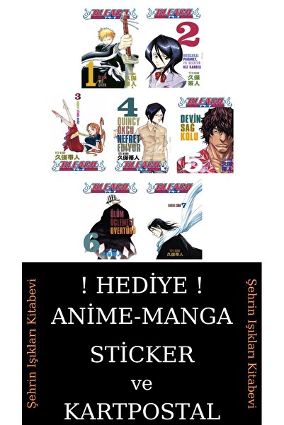 Gerekli Şeyler Yayıncılık Bleach 1-2-3-4-5-6-7 Manga Seti (7 KİTAP) / Anime-M...