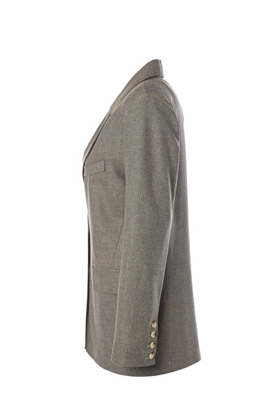 F&K 3x2 Dokulu Blazer Ceket