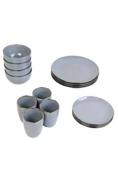 HOMEVEO 16 Piece Porcelain Dinner Set with Elegant and Modern Design