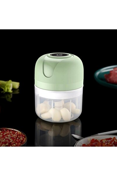 dalimag Electric Garlic Chopper 250ML, USB, for Meat and Vegetables, Plastic, 12x9x9cm