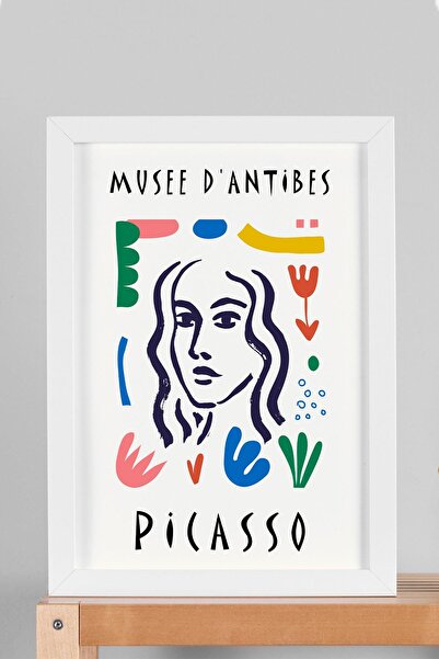 Saturn Pictură înrămată de Pablo Picasso, Muzeul Anties - Decor de perete în stil eclectic