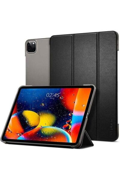 Spigen مجموعة حافظة ذكية قابلة للطي من الزجاج لجهاز Apple iPad Pro مقاس 11 بوصة