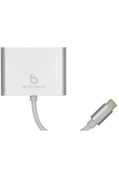 BITCOREZ Multiport Adapter BCTC3HA4KS Silver