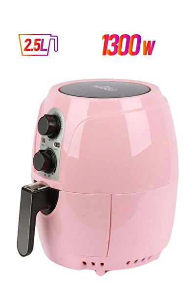 PROOF Healthy Electric Air Fryer for Frying/Grilling/Baking/Roasting 1300 Watts - 2.5 Liters Pink