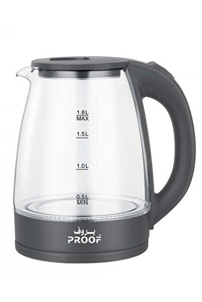 PROOF 1.8 liter glass water kettle