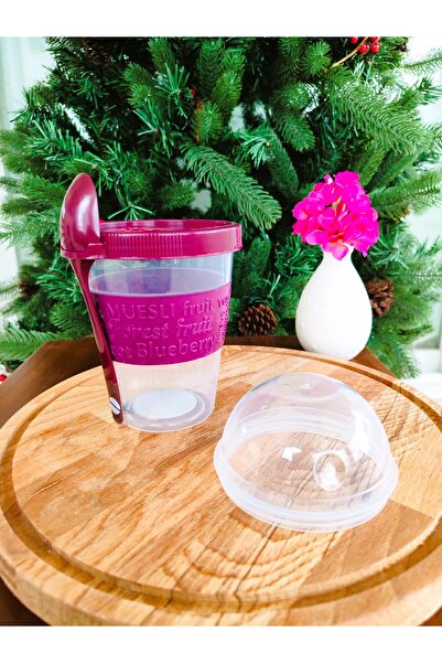 Madame Coco Pansy Snack Container with Spoon 600 ml