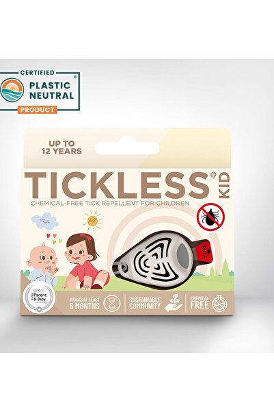Tickless Kid Bebek ve Çocuklar İçin Ultrasonik Kene ve Pire Kovucu Cihaz Beige