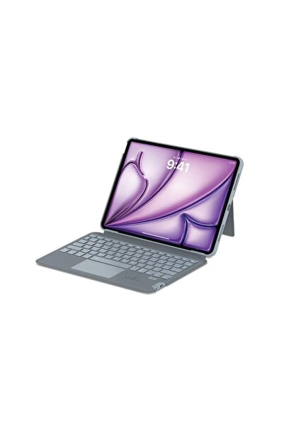 SMARTIX لوحة مفاتيح لاسلكية قابلة للفصل مع لوحة تتبع لجهاز iPad Air 13 بوصة M2 و Pro