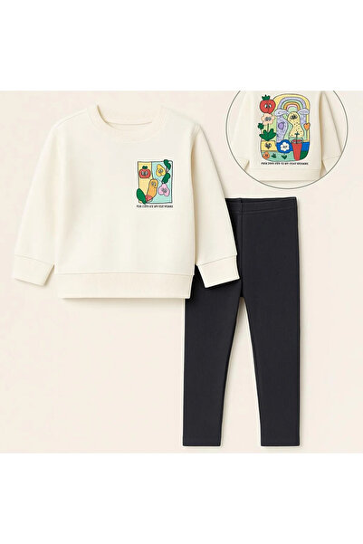 kidstalya Cactus Printed Girls' Leggings Set