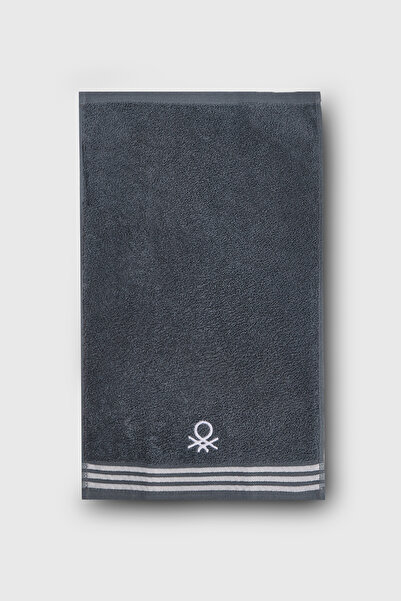 Benetton Home Банний рушник для рук, обличчя та тіла, темно-сірий, 100% бавовна, 30x50 см, рушник для обличчя