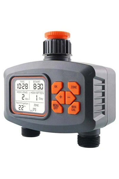 Denx DX2578 Plant Irrigation Controller With Large LCD Display, Four Flexible Programs, And Quick Co