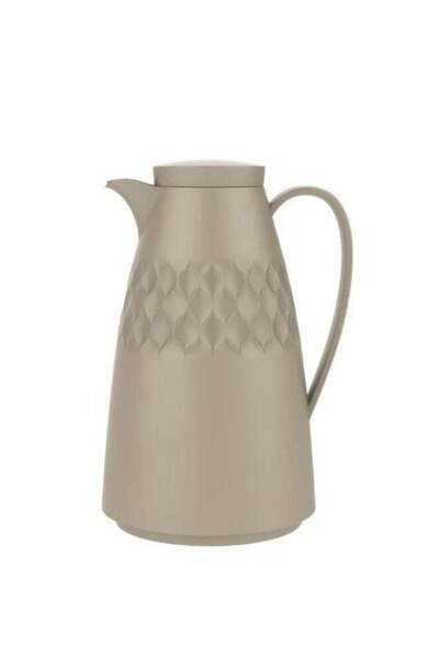 HOMEVEO ترمس شاي وقهوة هوم فيو، سعة 1 لتر، بيج