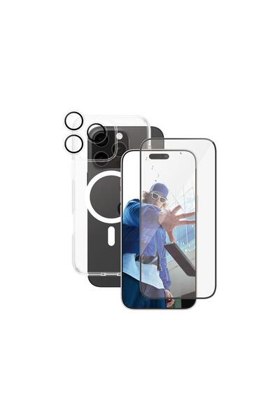 trands iPhone 16 Pro Max Phone Case Screen Protector and Lens Protector 3 In ...