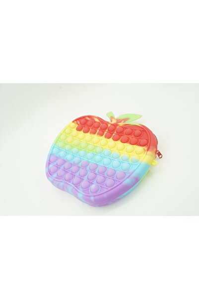 Teo Jucarie antistres din silicon, Pop It Now and Flip It, Geanta de umar, Mar, Multicolor