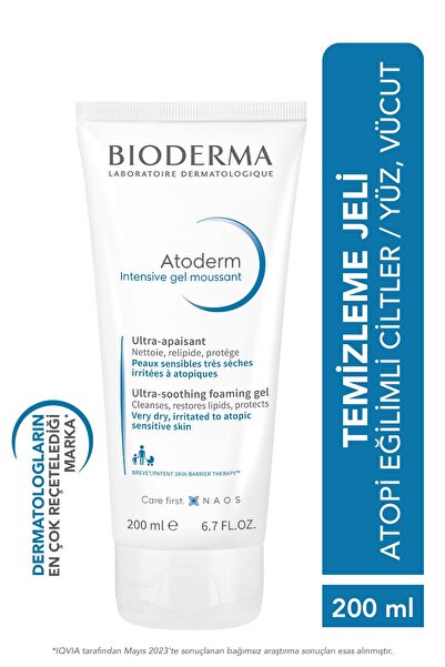 Bioderma Atoderm Intensive Foaming Gel 200 ml - Yüz Yıkama Jeli