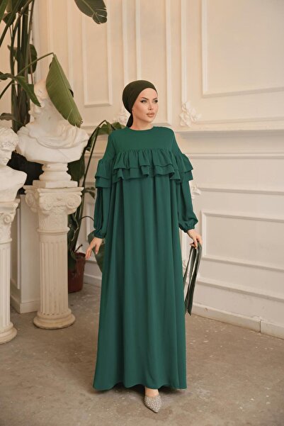 Nissra Ankanoor Double Ruffle Loose Dress Anka255068
