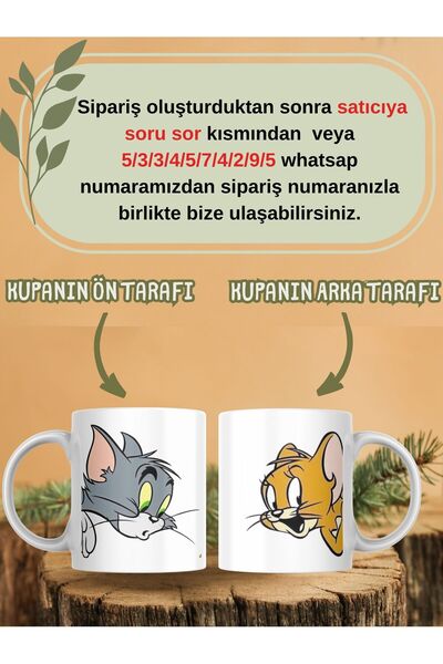 Nova baskı Tom and Jerry Printed Premium Mug