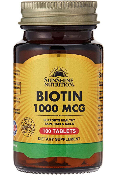 SUNSHINE إن بيوتين 1000 ميكروجرام، 100 قرص: 661