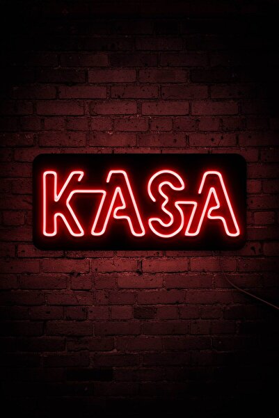 İdil Panel Kasa Yazısı Neon Led Dükkan - İşyeri - Cafe - Lokanta Kasa Banko Y...