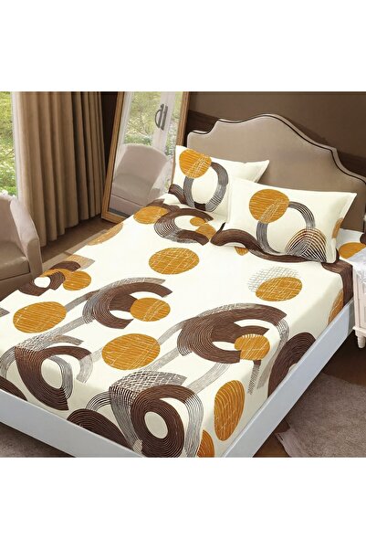 Pucioasa Σετ husa finet + 2 fete de perna 160x200cm, Abstracta