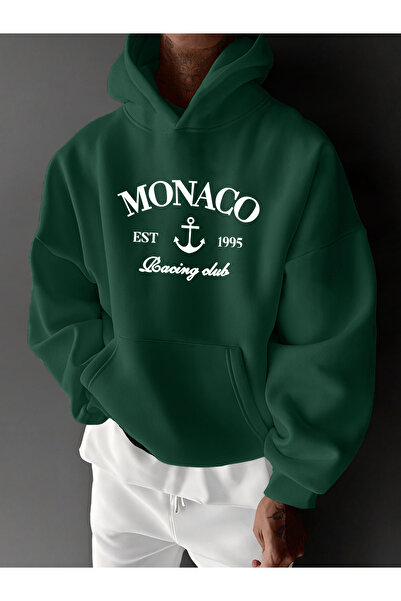 uyguntarz Φούτερ με στάμπα Unisex Monaco Racing Club Oversize