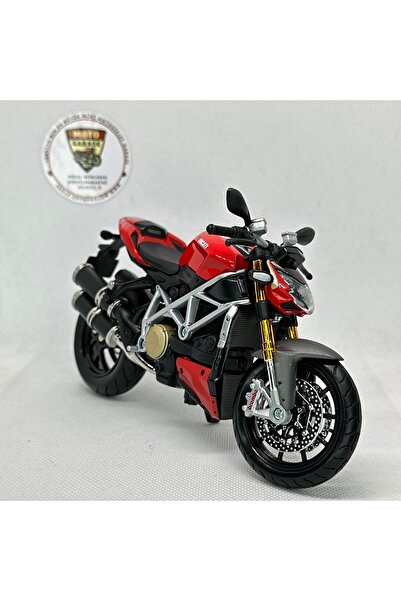 Maisto Ducati Super Naked S 1:12 Diecast Motosiklet Model – Lisanslı Metal Maket Oyuncak & Biblo