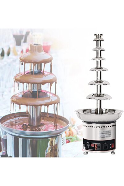 A.E نافورة فوندو الشوكولاتة من oBlosdh، آلة نافورة الشوكولاتة الكهربائية 4/5/...