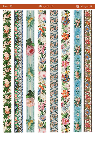 MirayDesign 1 autocolant tematic cu panglică 12x17 cm |   Pentru planificator...